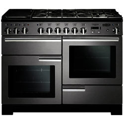 Rangemaster Professional Deluxe 110 Dual Fuel Range Cooker Stainless Steel